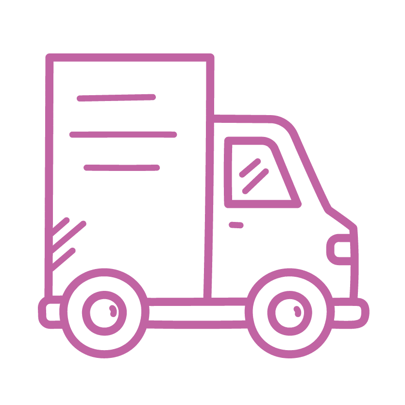 Delivery Icon, purple